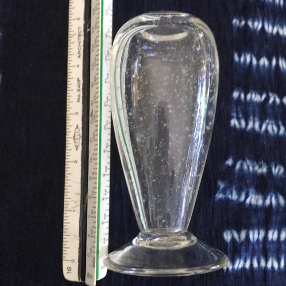 Glass vase with bubbles - Picture 6 of 6